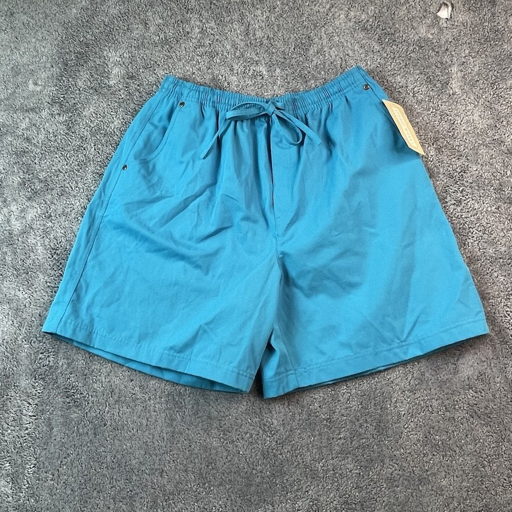 NWT Studio‎ Works Shorts Size 16 Elastic Waist Cotton Blend Pocket Shorts